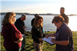 Jenny Demaris and Tim Gross with FEMA