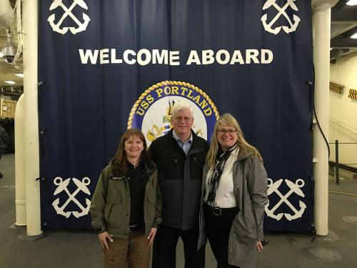 Sheriffs Office Employees and USS Portland