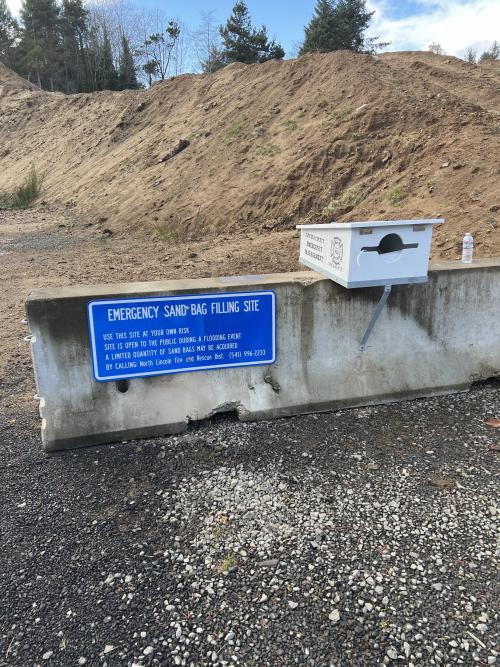 Lincoln City Self-Serve Sandbagging Station 2022