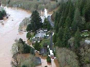 Neighborhood Underwater from Flooding 4