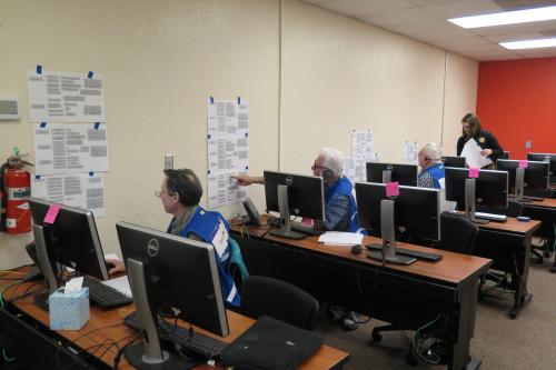 Employees at the Call Center - Answering Questions