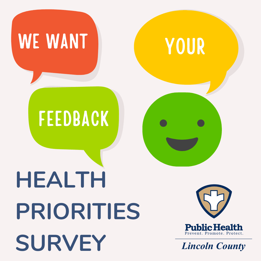 HEALTH PRIORITIES Feedback word bubbles