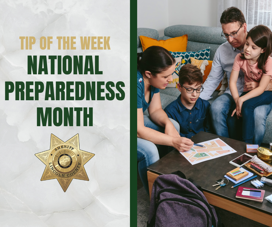 Tip of the Week Images - National Preparedness Month