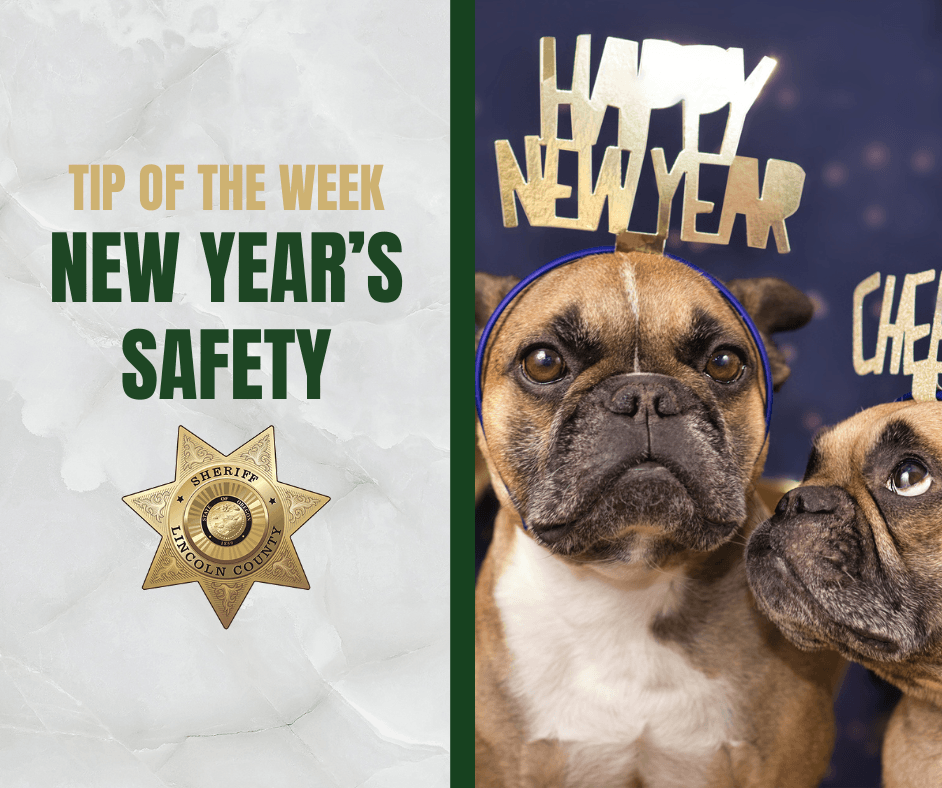 Tip of the Week Images - New Years Safety