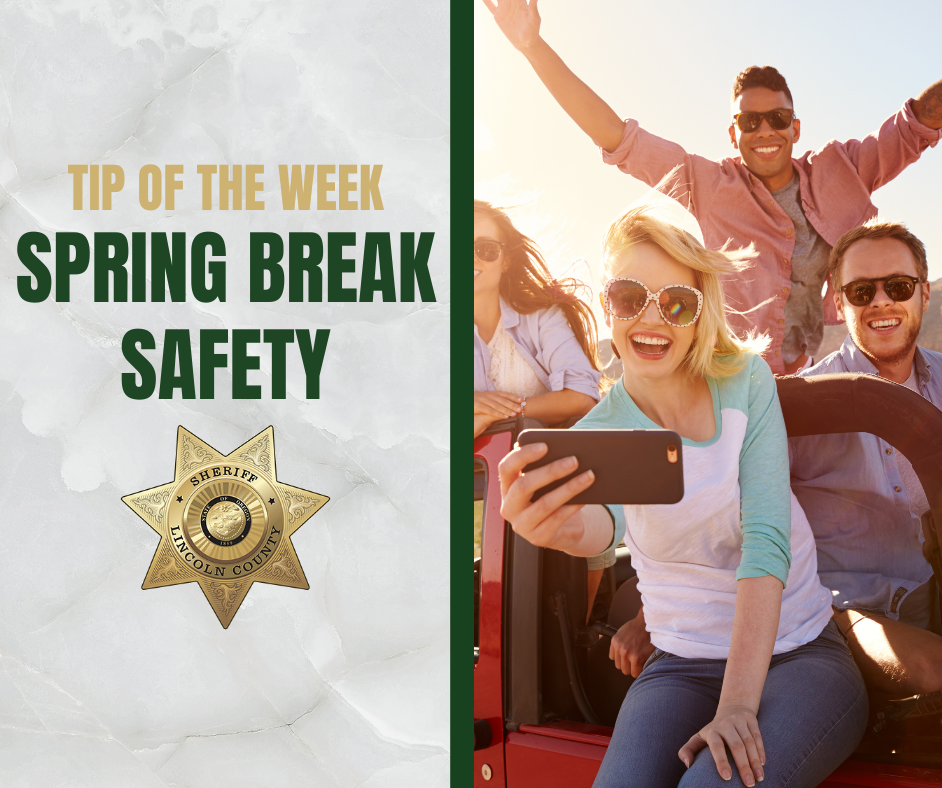 Tip of the Week Images - Spring Break Safety
