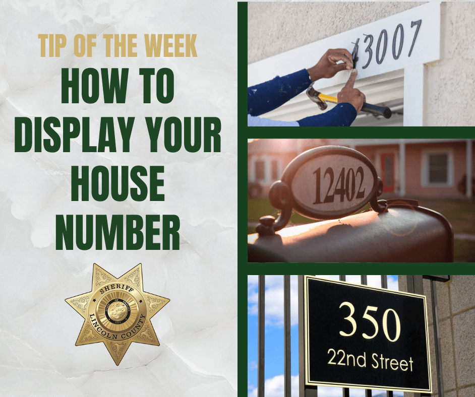 Tip of the Week - How to Display Your House Number