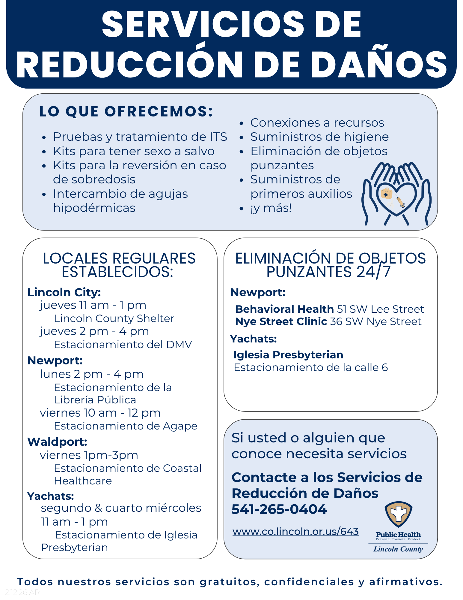 Spanish Harm Reduction Flyer Image - link to PDF