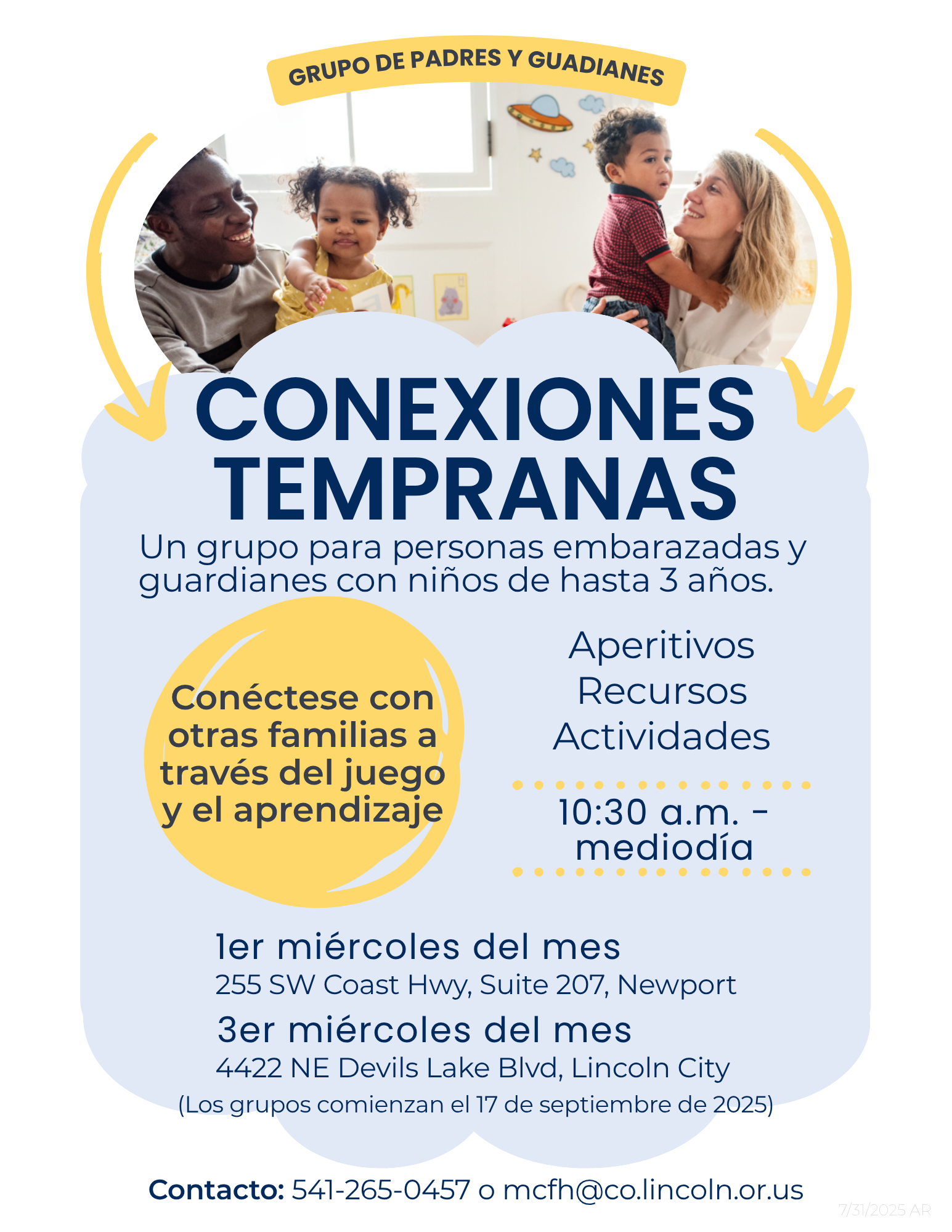 Spanish Link to Early Connections flyer PDF