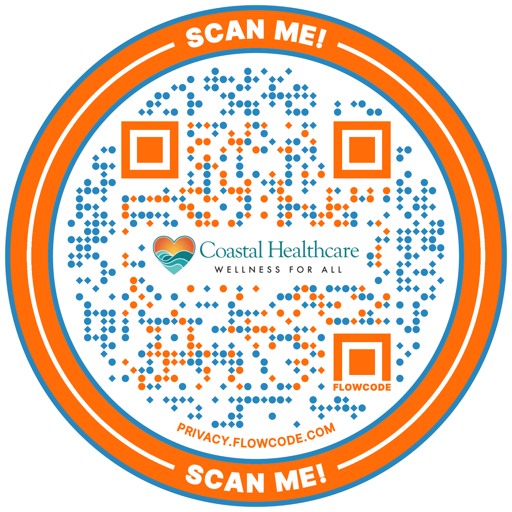 circular QR code for School Based Healthcare Appointment