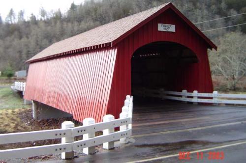 Fisher Covered Bridge Rebuilt